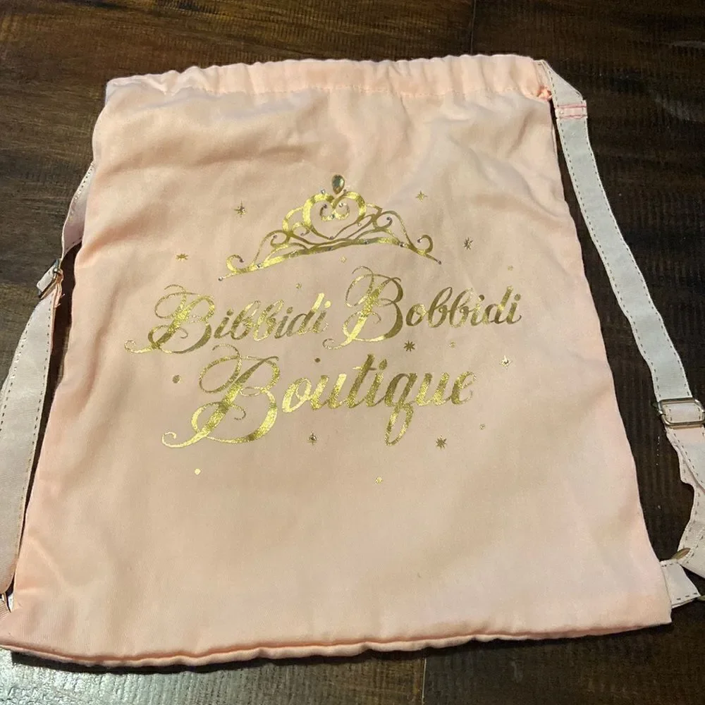 WALT DISNEY WORLD BIBBIDI BOBBIDI BOUTIQUE CINCH SACK PRINCESS